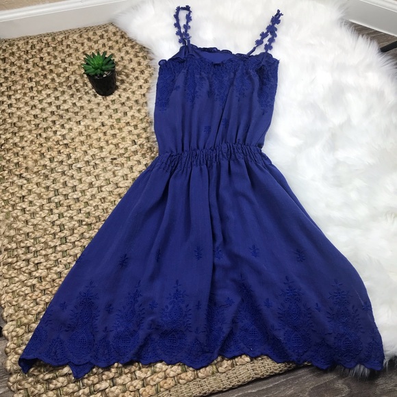 Chelsea & Violet Blue Daisy Strap Dress - Picture 8 of 8
